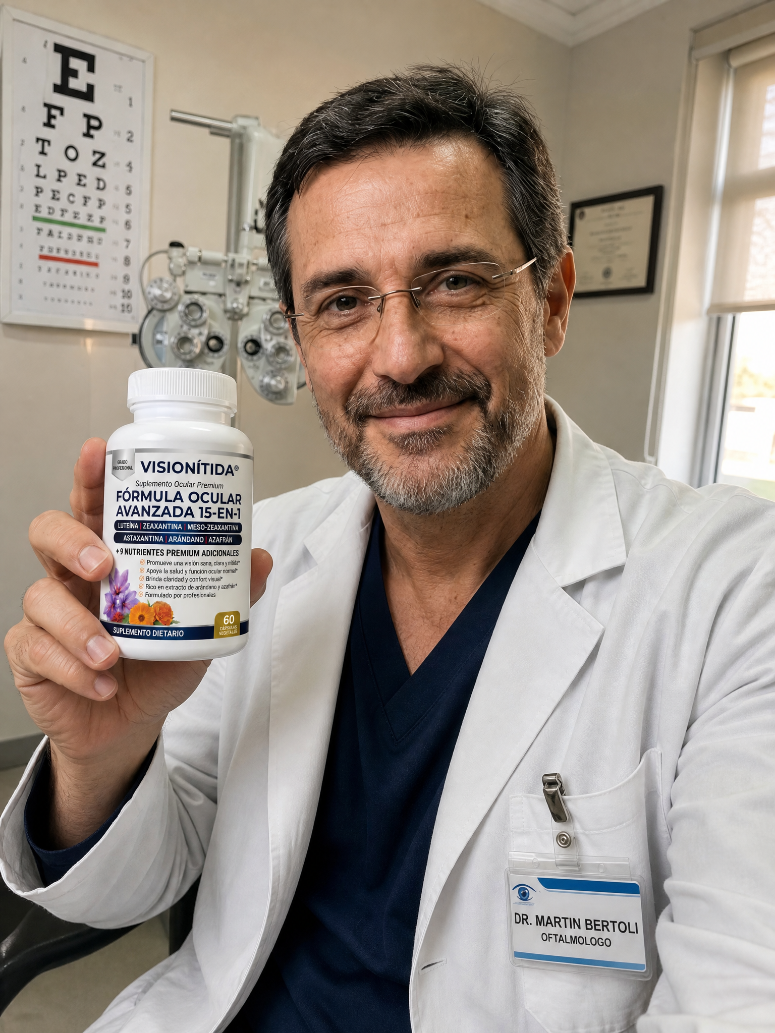 VisioNítida 15 en 1 Fórmula avanzada para los ojos