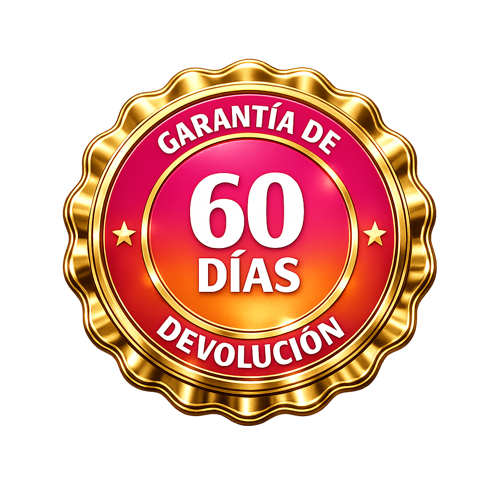 Garantía de devolución de dinero de 60 días